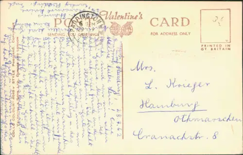 Postcard Reading SONNING LOCK Boot 1962