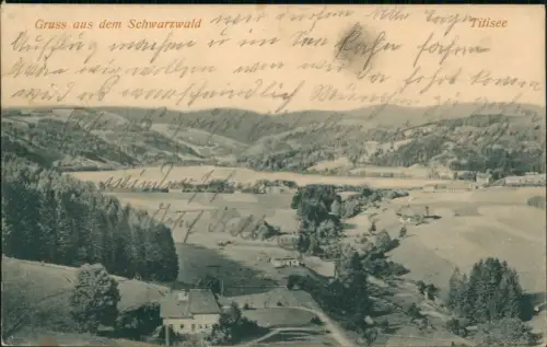 Ansichtskarte Titisee-Neustadt Fernblick 1914