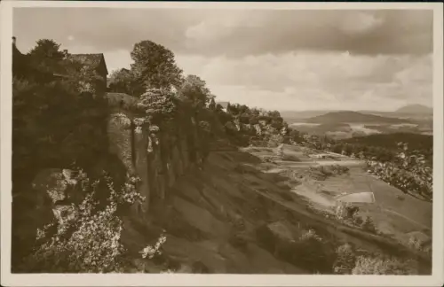 Postcard Dauba Dubá Daubaer Land. Felsendorf Draschen 1929