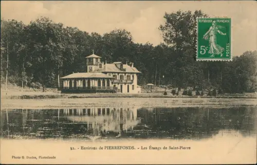 CPA Pierrefonds Les Étangs de Saint-Pierre 1913