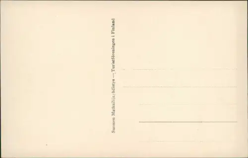 Inari Lappland Suomen Matkailijayhdistys Midnattssol. 1929  Suomi Finland