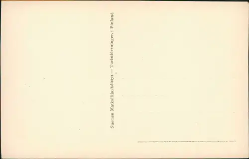Postcard Inari Lappland Enare kyrkoby 1929  Suomi Finland