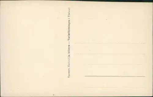 Postcard Inari Lappland Inari Njoammilatsjäyri. Fotokarte 1929  Suomi Finland