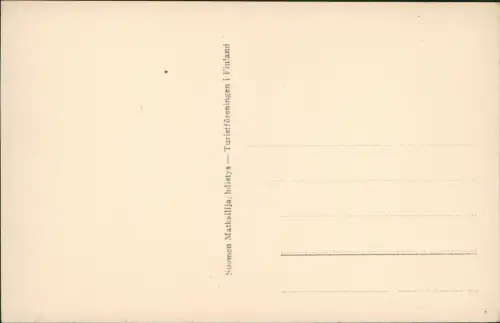 Postcard Inari Lappland Landskap från Enare älv. 1929  Suomi Finland