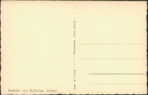 Postcard Kjelstrup Kelstrup Badestrand Badeleben 1929