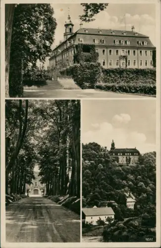 Ansichtskarte Lichtenwalde-Niederwiesa Schloß Lichtenwalde 3 Bild 1938