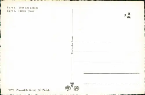 Bern (Schweiz) Berne Tour des prisons. VW Bulli Pritschenwagen 1962