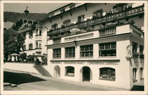 Ansichtskarte Reit im Winkl Gasthof - Pension - Unterwirt 1940
