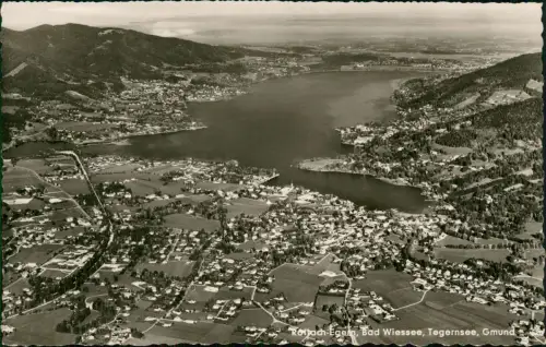 Ansichtskarte Rottach-Egern Luftbild 1962