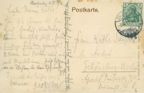 Lot 5 Ansichtskarten Rathen Basteifelsen (Sächsische Schweiz) 1950