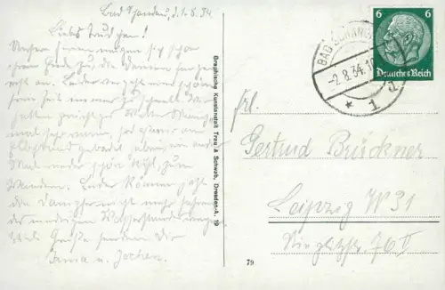 Lot 12 Ansichtskarten Rathen Basteibrücke - Sächsische Schweiz 1920