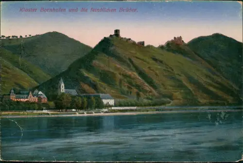Bornhofen-Kamp-Bornhofen Kloster Bornhofen  Burgen am Rhein 1921