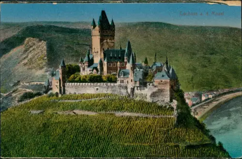 Ansichtskarte Cochem Kochem Reichsburg Cochem an der Mosel 1910