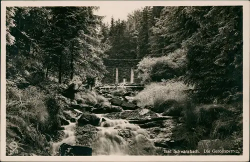 Bad Schwarzbach-Bad Flinsberg Czerniawa-Zdrój Świeradów-Zdrój Geröllsperren 1930