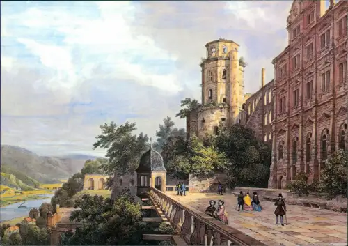 Heidelberg HEIDELBERGER Schlossaltan nach Th. Verhas (Künstlerkarte) 1980