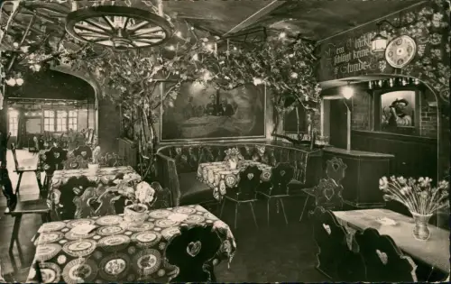 Rüdesheim (Rhein) Alte Bauernschänke Assmannshausen Historische Gaststätte 1959