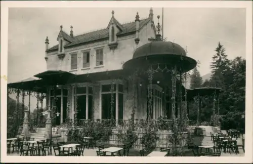 Ansichtskarte Bad Ischl Kaiserpark Cafe Marmorschlößl 1940