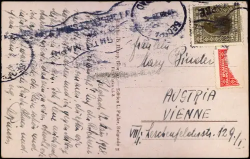 Belgrad Beograd (Београд) БЕОГРАД, Стари Двор BELGRADE ancien palais royal 1928