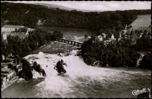 Neuhausen am Rheinfall Schaffhausen Neuhausen Rheinfall Luftbild 1954