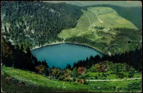 Feldberg (Schwarzwald) Feldsee im Schwarzwald (Black Forrest) 1910
