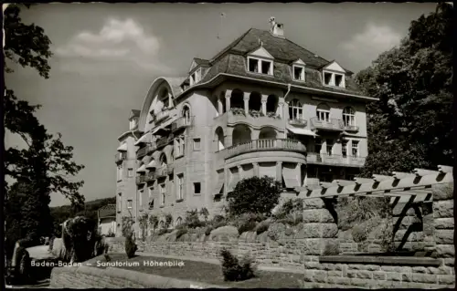 Ansichtskarte Baden-Baden Sanatorium Höhenblick 1988