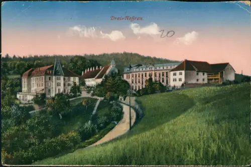 CPA Drei Ähren Trois Epis Panorama-Ansicht Ortsansicht 1918