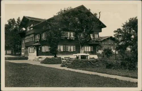 Ansichtskarte .Bayern Pension Haus Margit Radiumbad Oy, Allgäu 1930