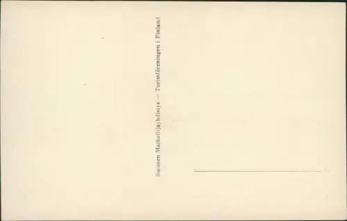 Postcard Inari Lappland Jouni Pannen kesäkota Typen 1929  Suomi Finland