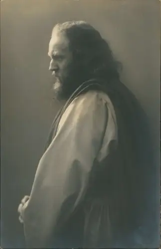 Ansichtskarte Oberammergau Passionsspiele Jesus Anton Lang - Fotokarte 1910