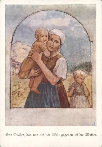 Ansichtskarte  Künstlerkarte Adele Fairholme Die Mutter 1936