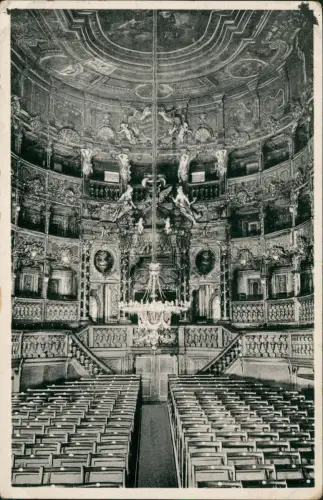 Ansichtskarte Bayreuth Opernhaus - Saal 1930