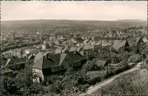Ansichtskarte Pforzheim Blick über die Oststadt 1963