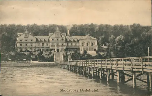 Postcard Skodsborg Skodsborg Badehotel 1917