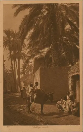 Ansichtskarte  Arabische Typen Village arabe Arabien Africa 1928
