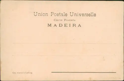 Postcard Machico Stadtblick 1912  Madeira