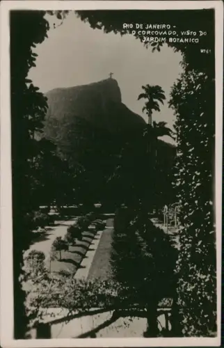 Postcard Rio de Janeiro Jardim Botanico - Fotokarte 1930