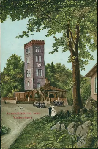 Neukirch Lausitz Oberneukirch Valtenberg-Gasthaus Künstlerkarte 1917