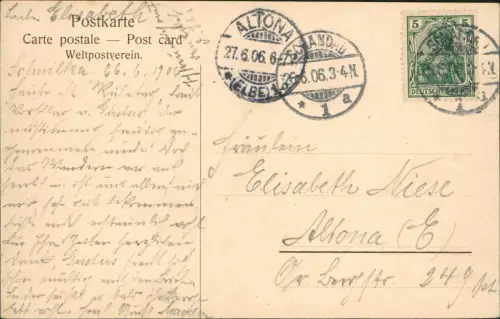 Ansichtskarte Polenz-Neustadt (Sachsen) Waltersdorfer Mühle Restaurant 1906