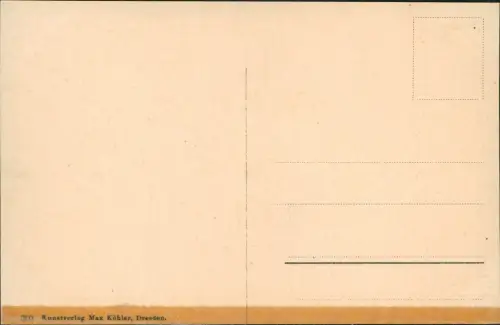 Ansichtskarte Loschwitz-Dresden Straßenpartie an der Kirche 1914