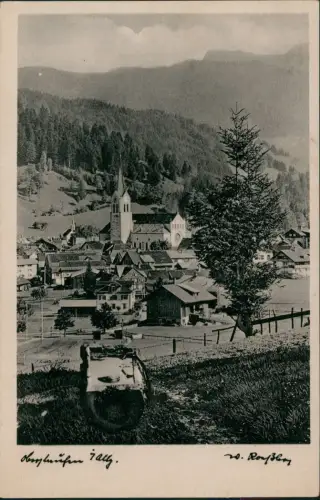 Ansichtskarte Oberstaufen Panorama-Ansicht 1940