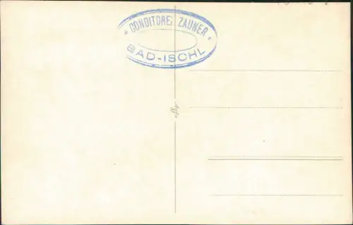 Ansichtskarte Bad Ischl Conditorei Zauner - Gastraum 1929