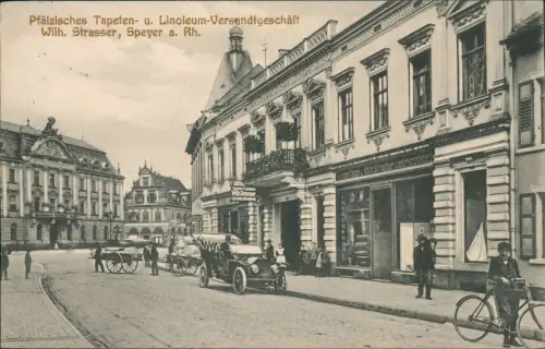 Speyer Pfälzisches Tapeten- u. Linoleum-Versandtgeschäft Straße 1916