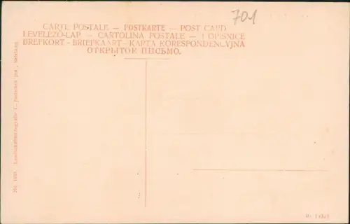 Ansichtskarte Hochkrimml Filzsteinalpe gegen die Dreiherrenspitze 1912