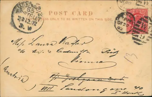 Postcard London Marble Arch 1902