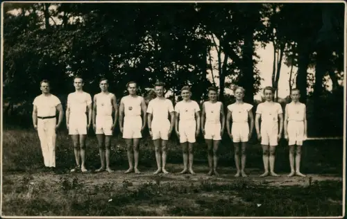 Ansichtskarte  Sportler: Turnen TSV Schleswig Holstein 1930
