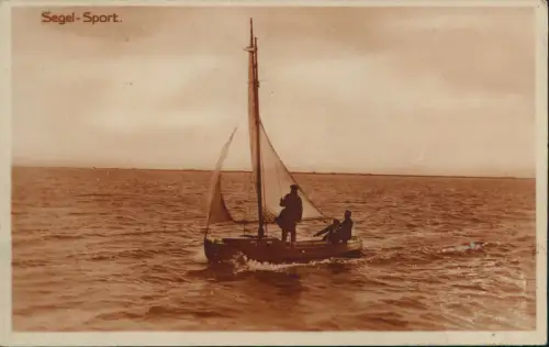 Ansichtskarte  Schiffe Segelboote Segel-Sport - Fotokarte 1931