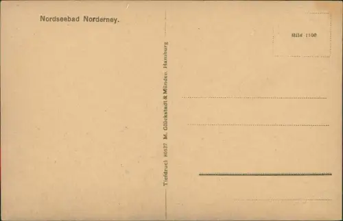 Ansichtskarte Norderney Segelboot Segelyacht 1913