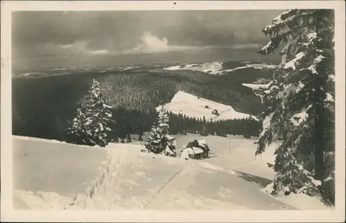Feldberg (Schwarzwald) Winter Baldenweger Buck - Blick nach dem Rinken 1935
