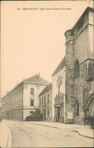 CPA Besançon Bisanz Eglise Notre-Dame et Facultés 1910