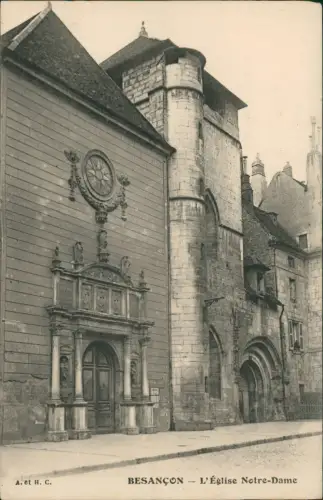 CPA Besançon Bisanz Kirche, Église Notre-Dame 1910